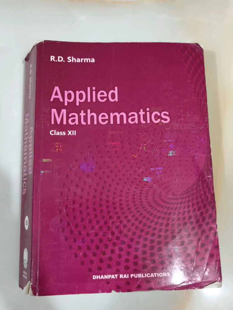 R.D. Sharma Applied Mathematics Class XII
