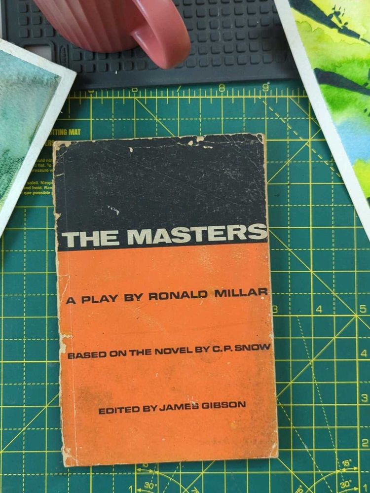 The Masters - A Play by Ronald Millar (Vintage)