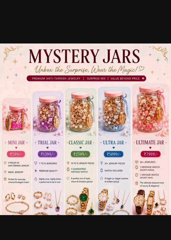 Mystery Jewelry Jars - Surprise Mix!
