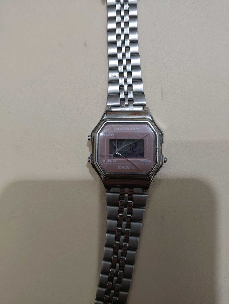 Timex Digital Watch - Silver