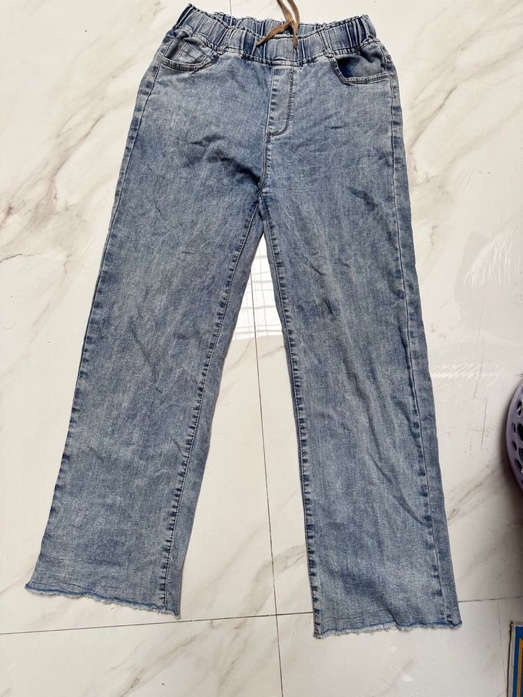 Acid Wash Denim Jeans