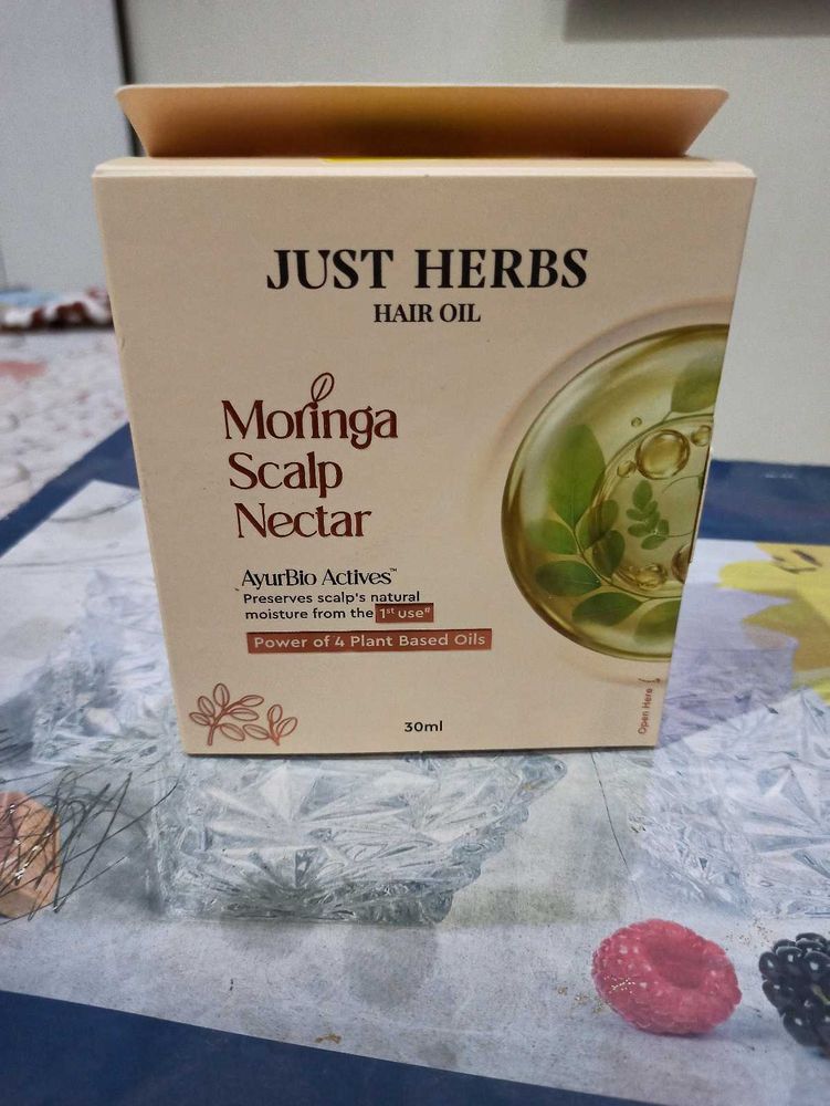 Just Herbs Moringa Scalp Nectar Hair Oil