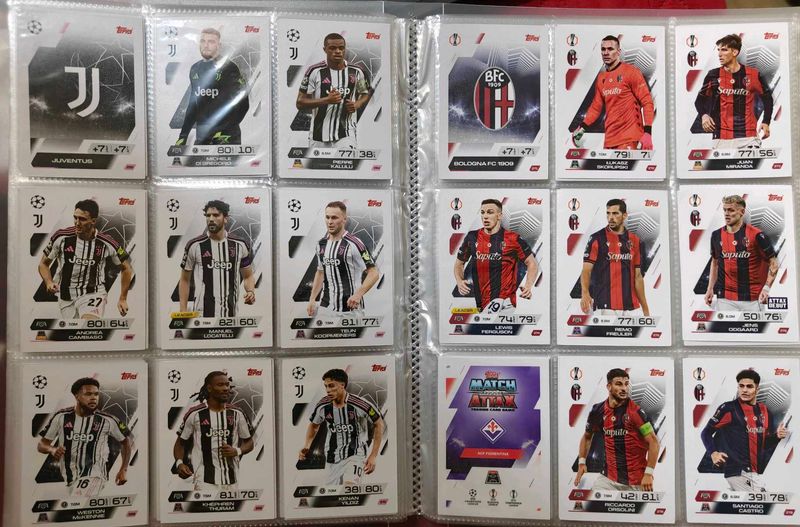 427 Unique Topps Match Attax with Binder