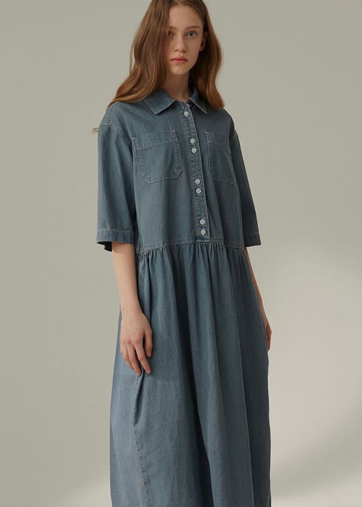 Denim Shirt Dress