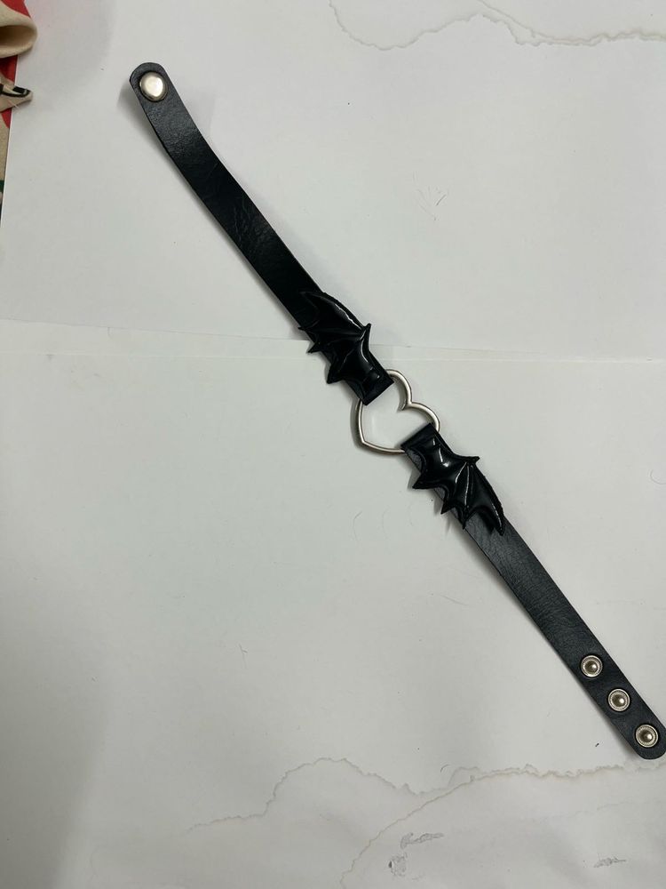 Gothic Heart Choker Necklace