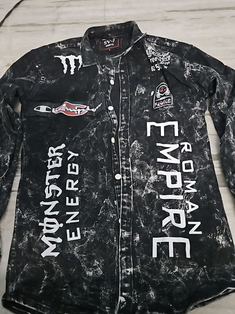 Black Partywear Shirt