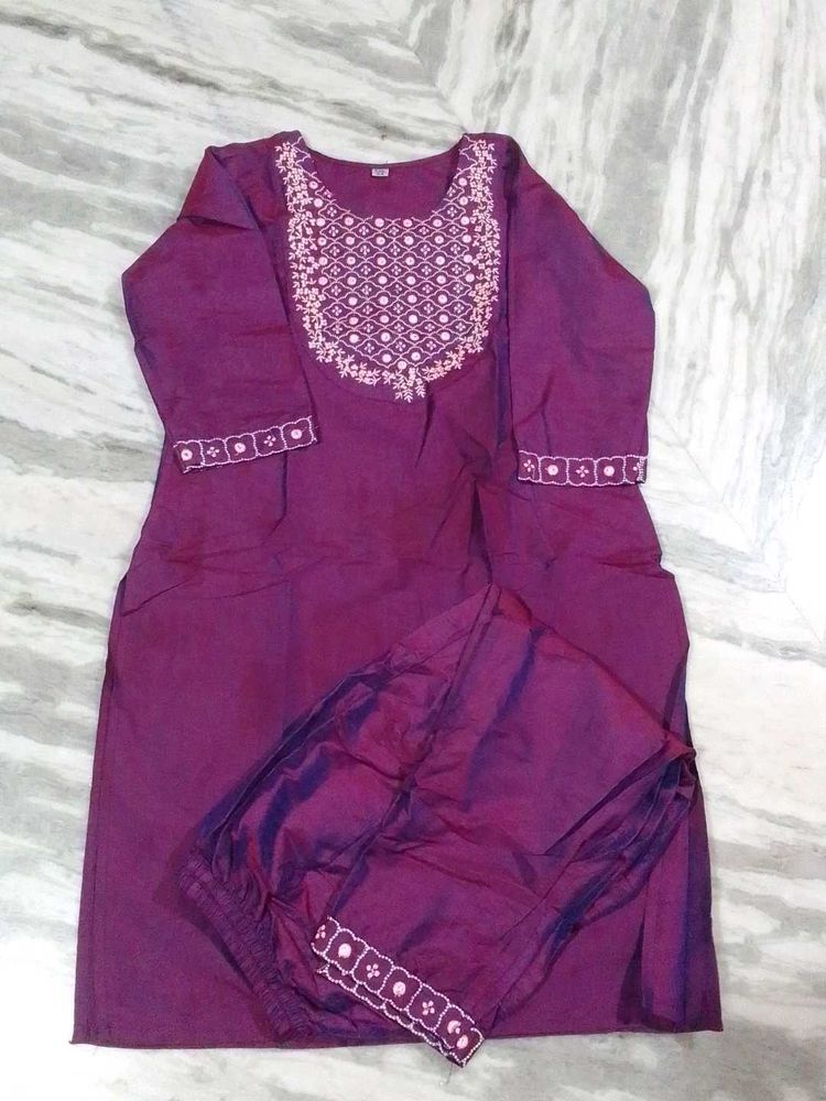 purple kurta