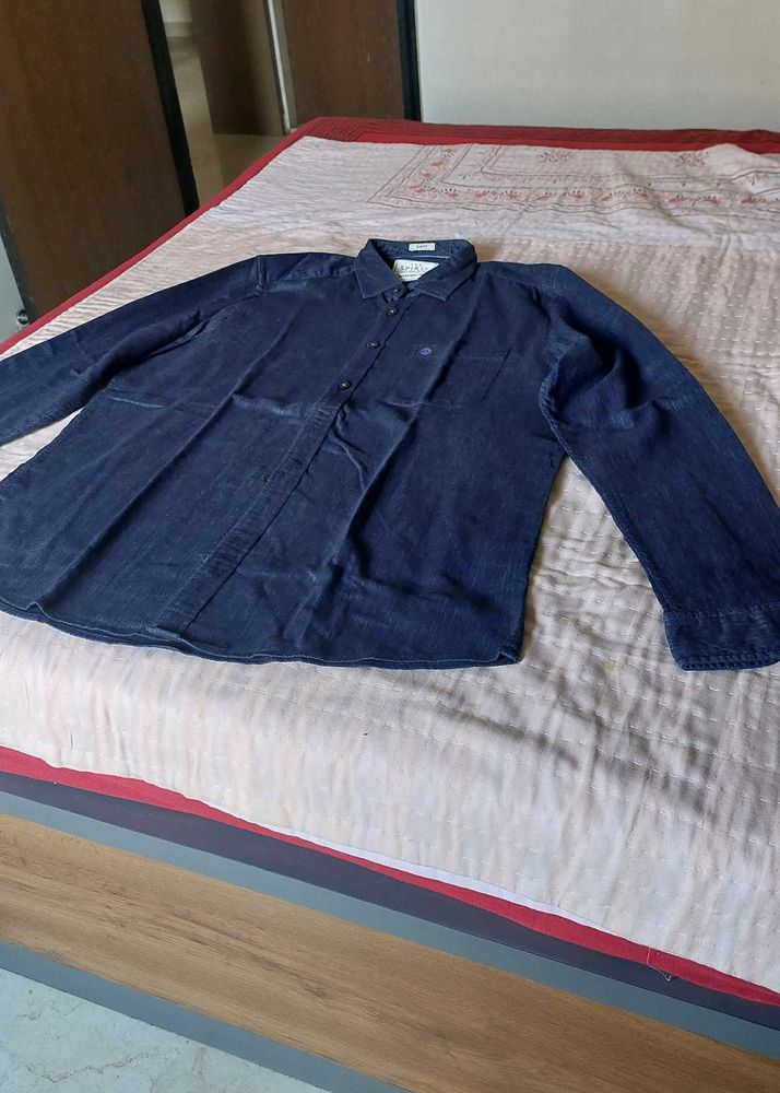 Classic Blue Denim Shirt