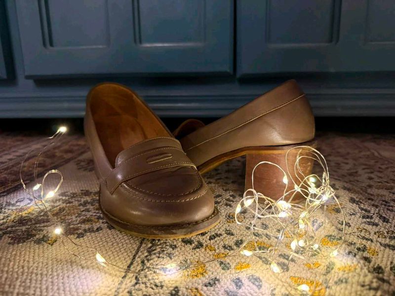 Classic Brown Leather Loafers