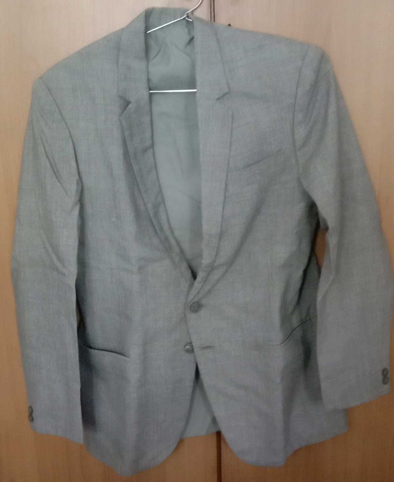 gray colour blazer for men