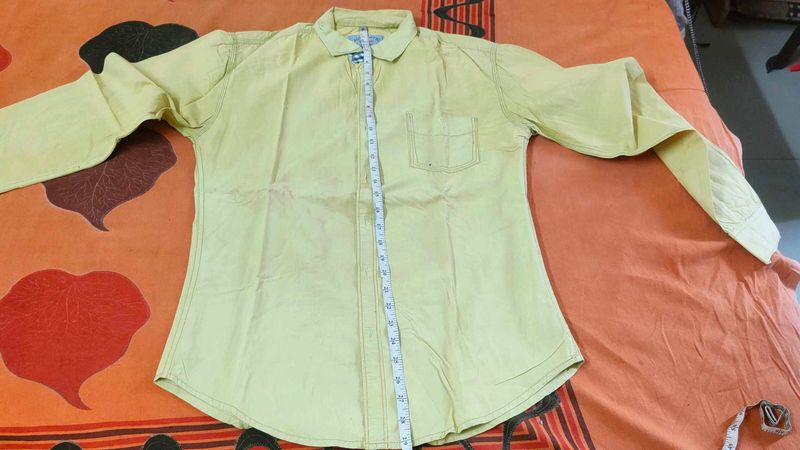 Light Yellow Long Sleeve Shirt
