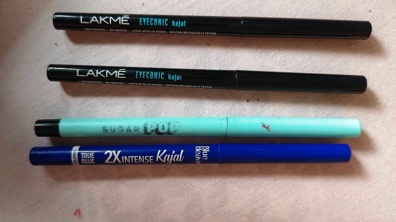 Lakme, Sugar Pop &amp; Blue Heaven Kajal Lot