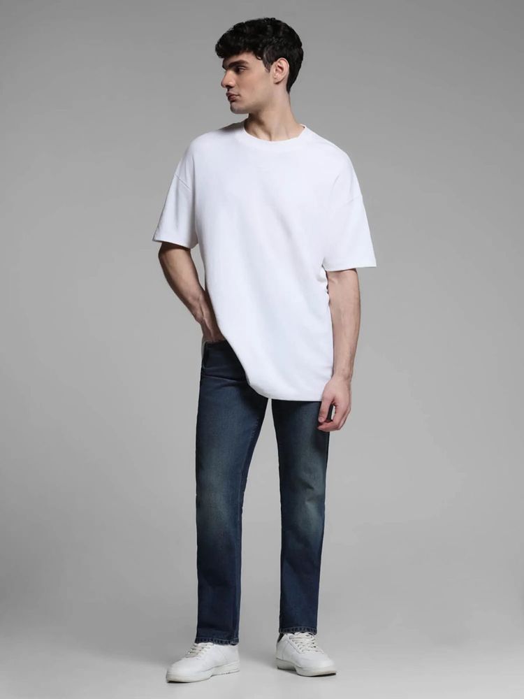 Jack &amp; Jones Blue Regular Straight Fit Jeans