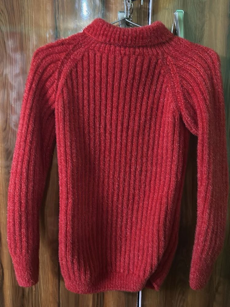 #handmade woolen high neck sweater