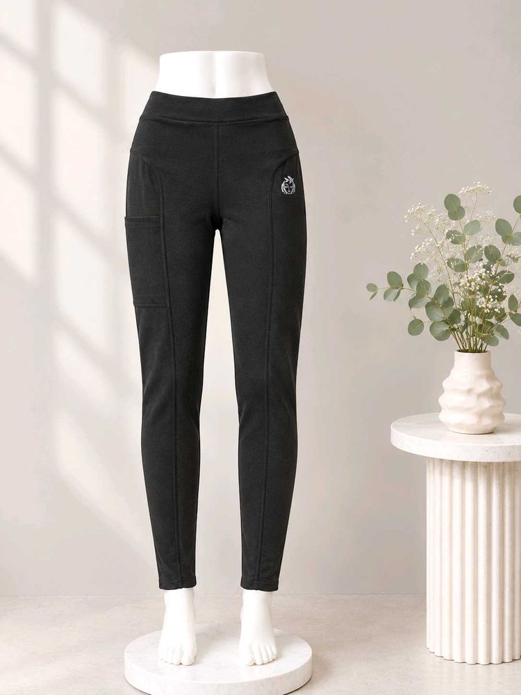 Black Active Leggings with Pockets