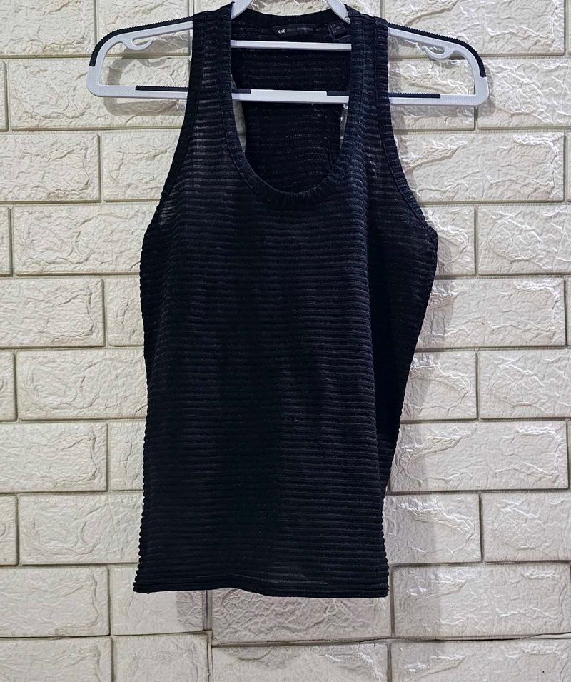 MNG Casual Sportswear Ribbed Tank Top