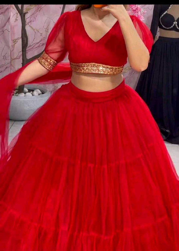Stunning Red Lehenga Choli