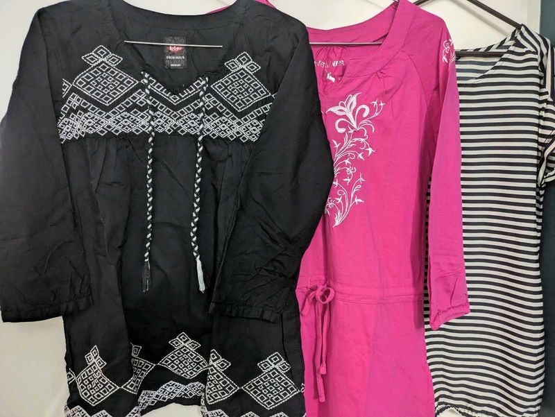 Branded 3 Tops/Tunics combo
