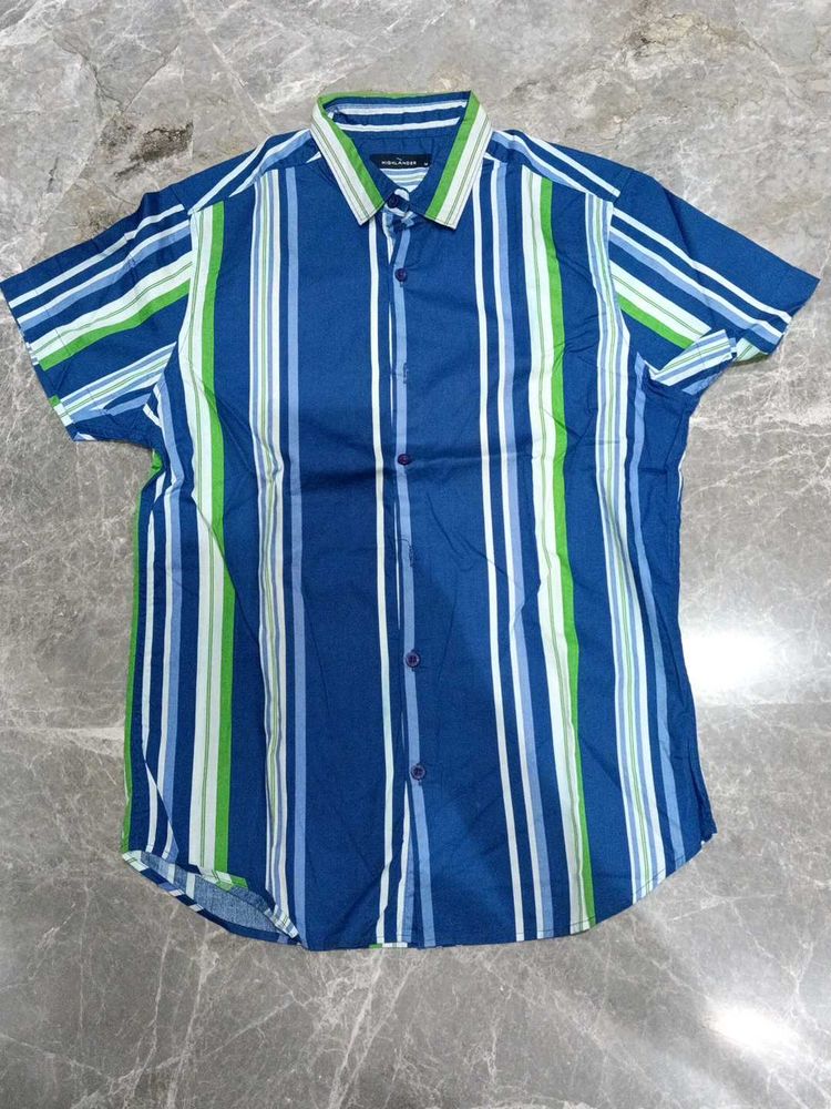 Striped Short Sleeve Shirt