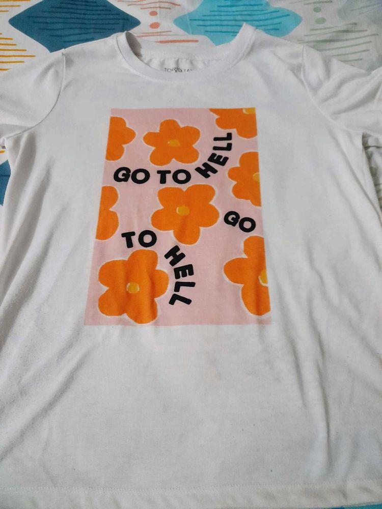 Floral Tokyo talkies t shirt