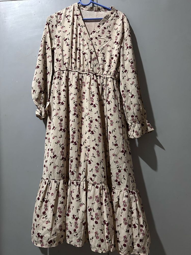 Floral Print Maxi Dress