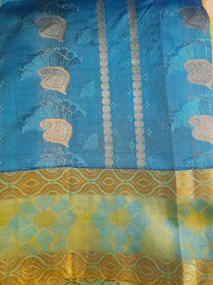 Grand Silk Saree with Contrast Blouse