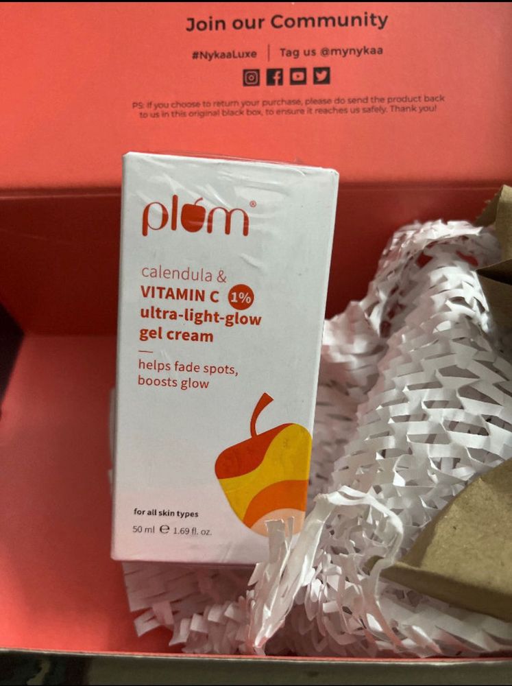 Plum Calendula &amp; Vitamin C Gel Cream