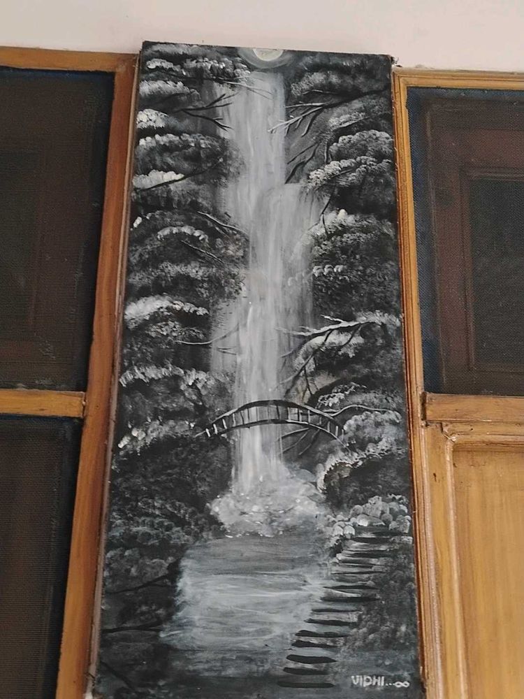 Waterfall Painting(oil painting)