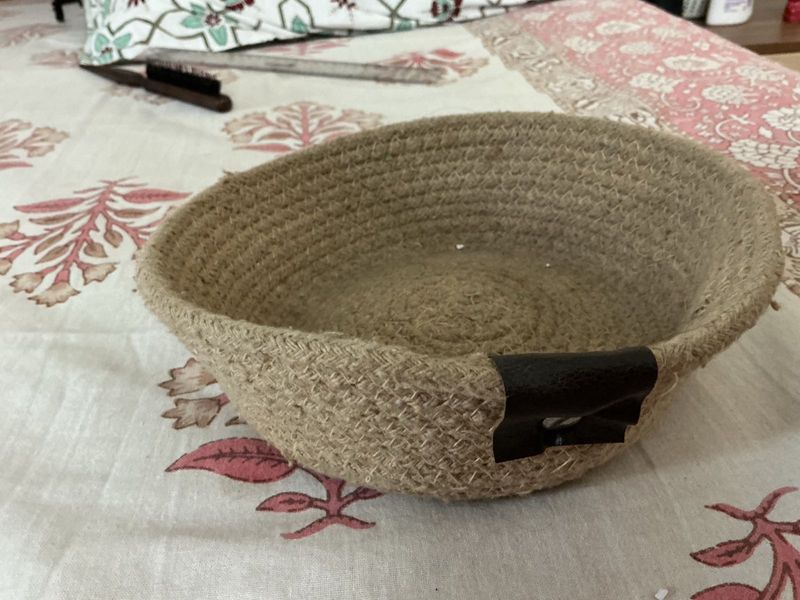 Handmade Jute Rope Basket