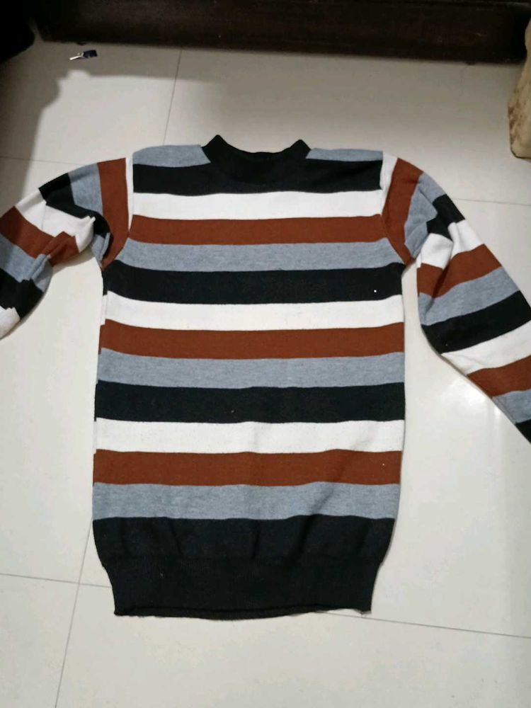 Striped Knit Sweater