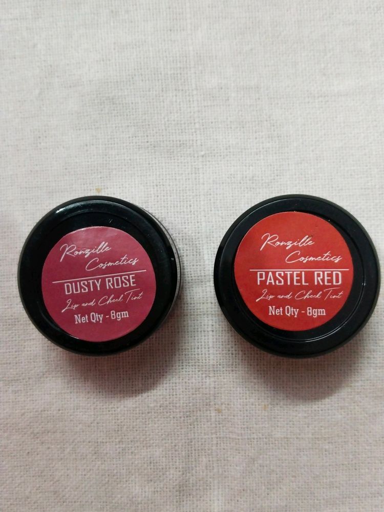 ..Ronzilla Cosmetics Pastel Red,Lip And Cheek Tint