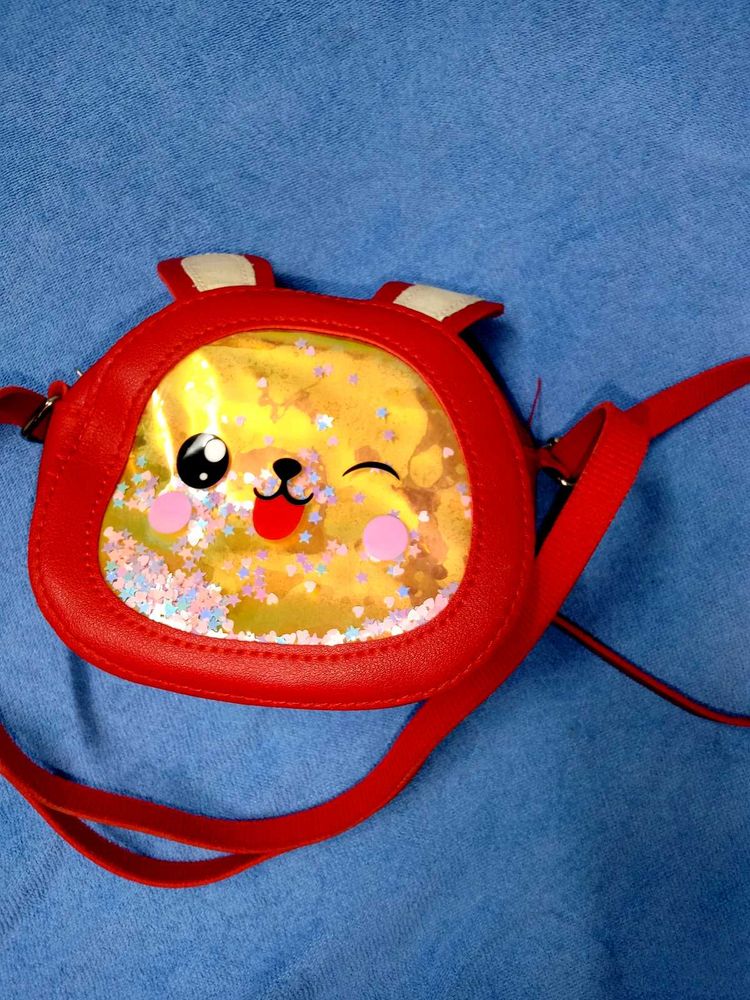Cute Kawaii Red Doggy Shaker Bag