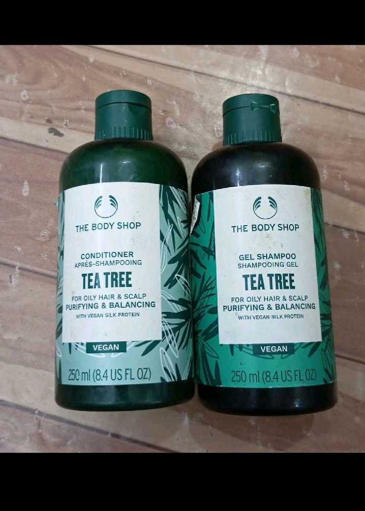 The body shop tea tree shampoo+conditioner