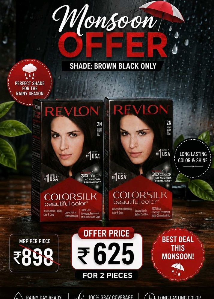 Revlon 2 Pc Colorsilk Beautiful Color 2N