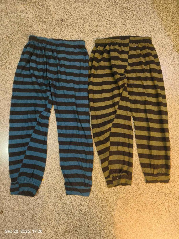 Striped Pajama Pants (Set of 2)