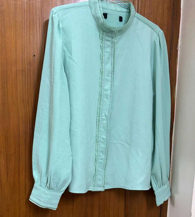Women's Mint Green Shirt/ Blouse