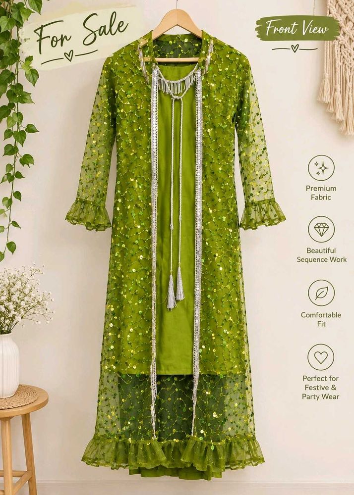 Stunning Sequin Kurti Set
