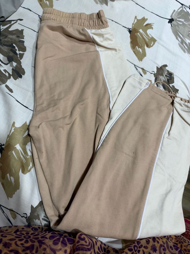 beige Two-Tone pant