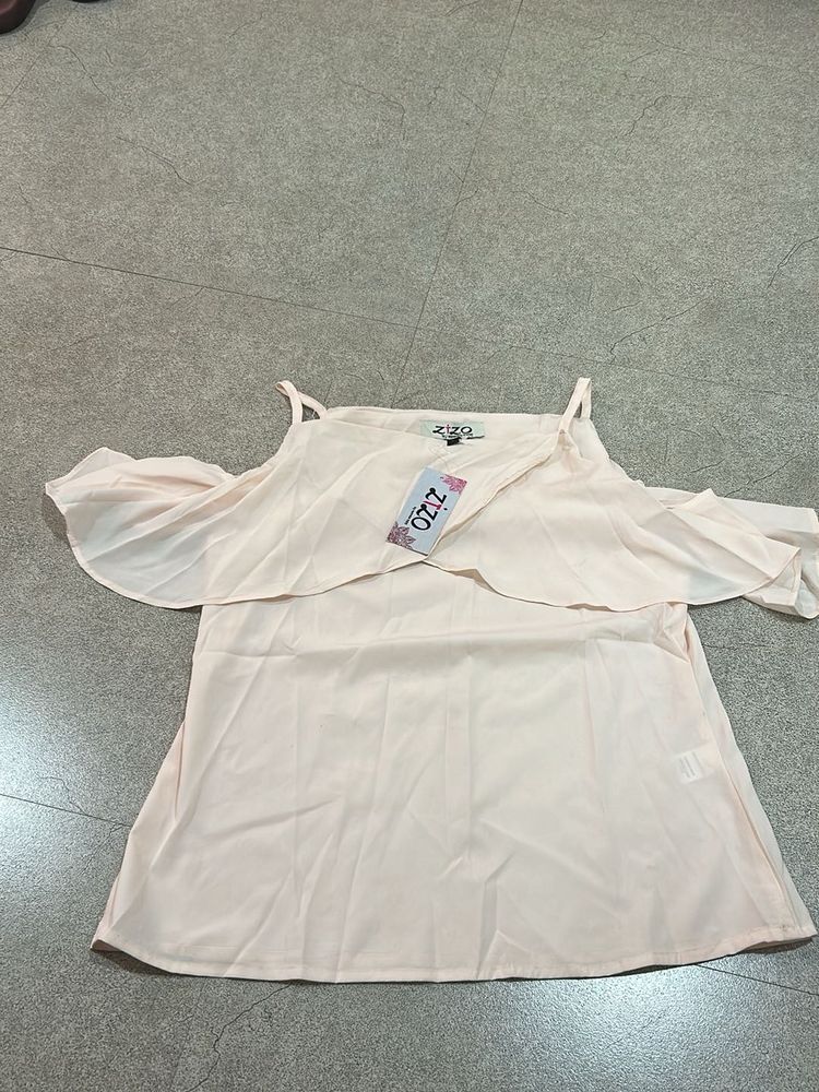Elegant Cold Shoulder Top