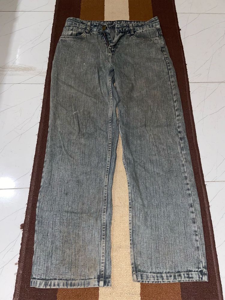 h&amp;m vintage wide leg jeans