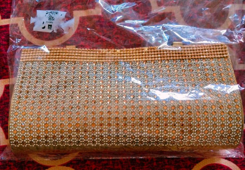 Sparkling Embellished Clutch Bag