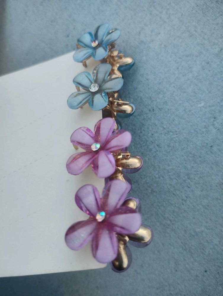 🎁 COMBO 10 Piece Floral Claw Clip