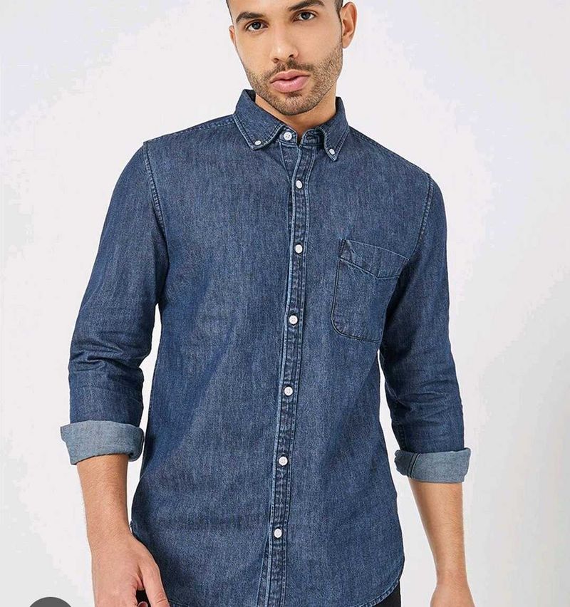 Classic Blue Denim Shirt