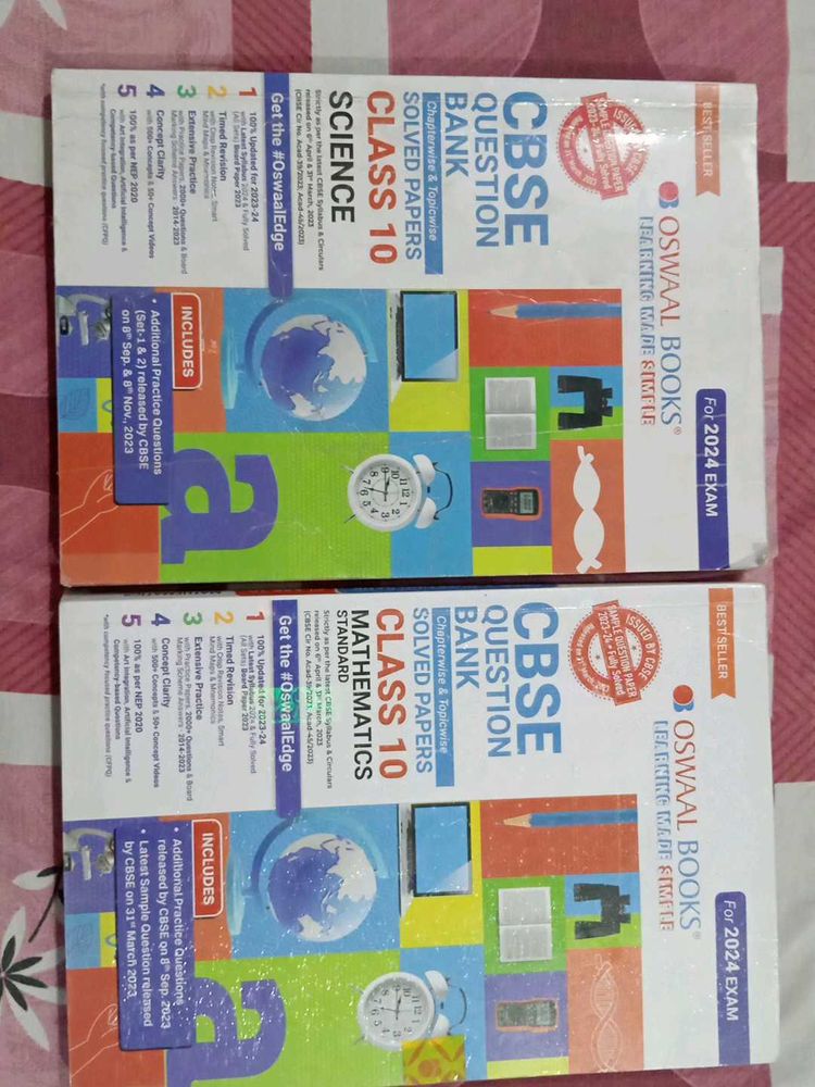 CBSE Class 10 Solved Papers - Science &amp; Maths