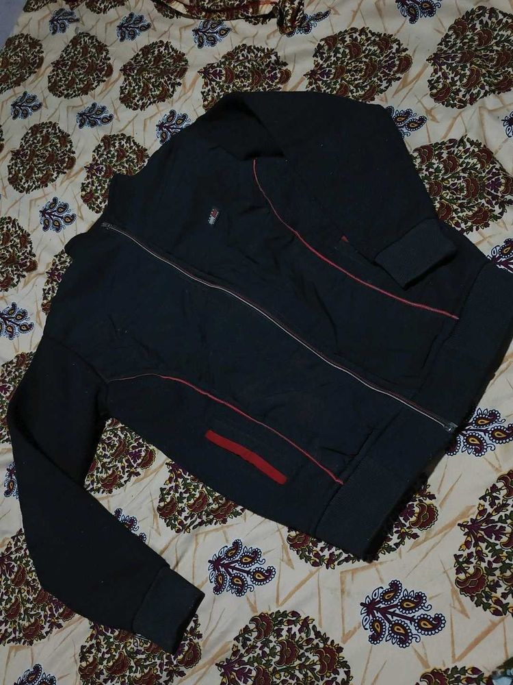 Men's Black Track Jacket