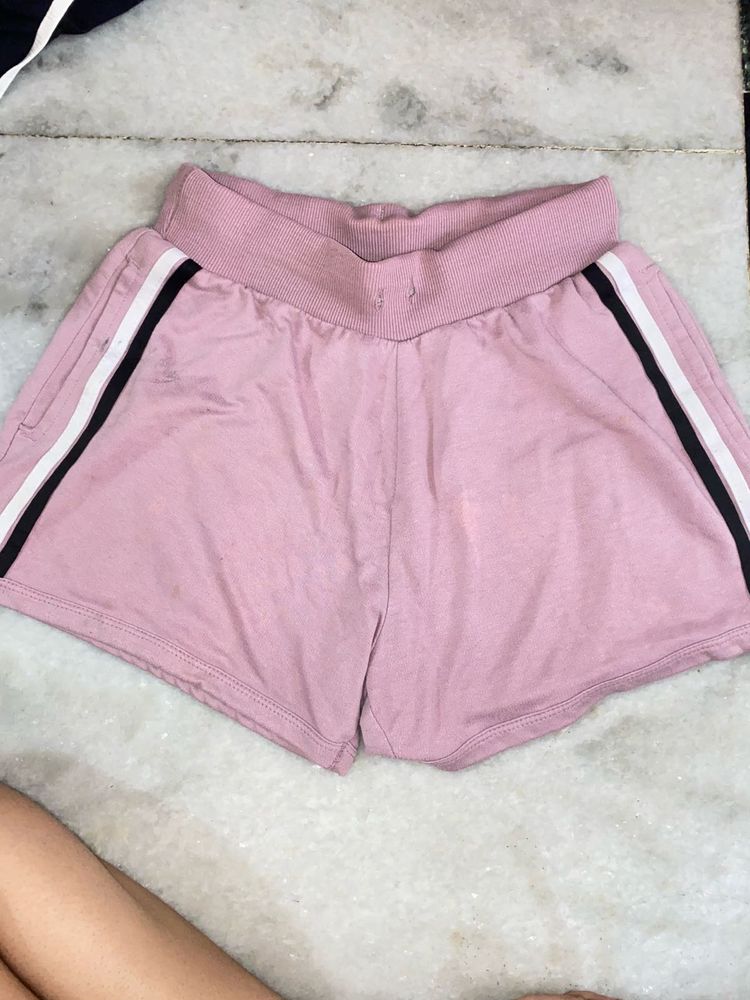 baby pink daily sports gym shorts girl women