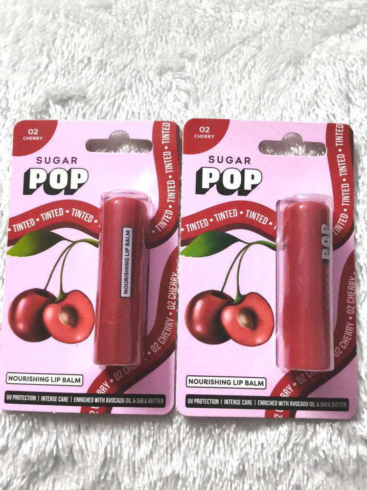 Sugar Pop Tinted Nourishing Lip Balm - Cherry