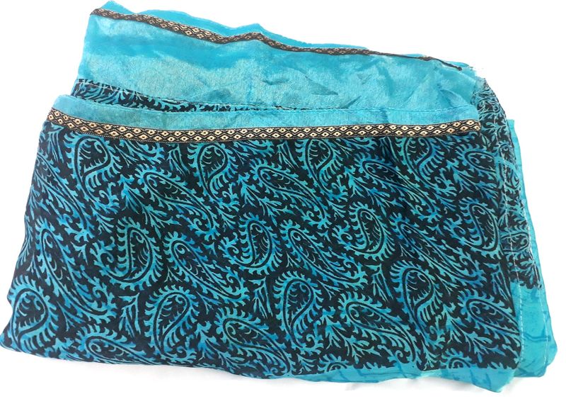 Saree with blouse unstich/smoothly soft Unique