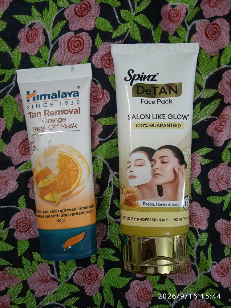 Himalaya &amp; Spinz DeTAN Face Packs