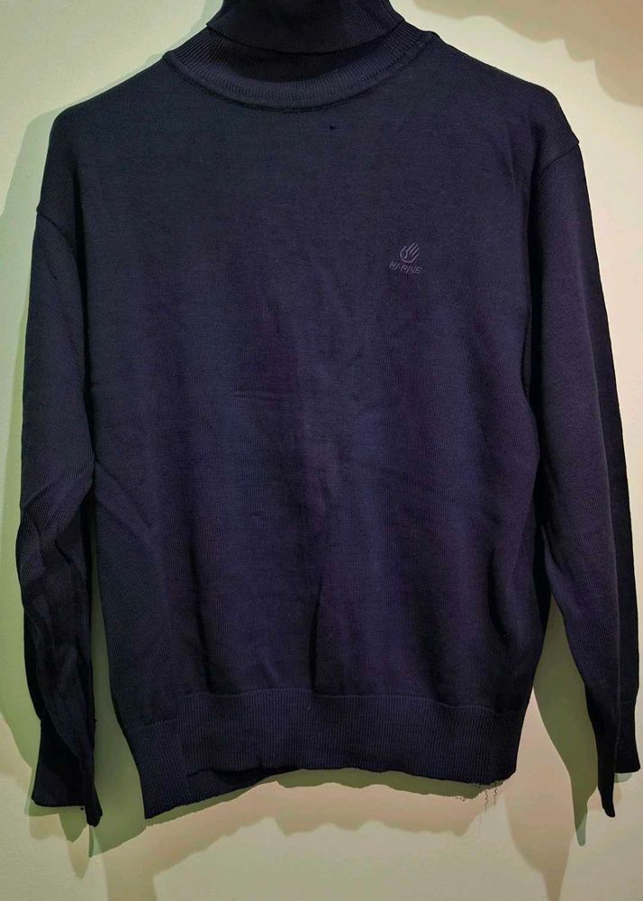 Navy Blue Turtleneck Sweater 💙
